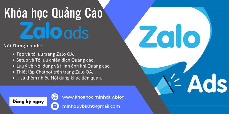 Trọn Bộ Quảng Cáo Từ A - Z Trên Nền Tảng Zalo (2022)